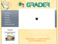 Frontpage screenshot for site: GRADER - izvođenje građevinskih radova (http://www.grader.hr)
