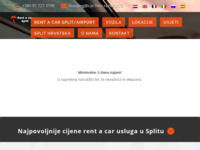 Slika naslovnice sjedišta: Rent a car Split (http://www.rentacar.com.hr)
