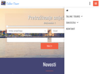 Frontpage screenshot for site: Travel agency Taline tours (http://www.taline.hr/)