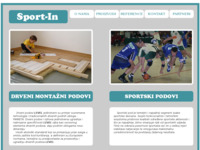 Frontpage screenshot for site: Sport - In (http://www.sport-in.hr)