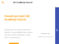 Frontpage screenshot for site: GGK elektroinstalacijski sistemi (http://www.ggk.hr)