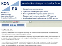 Slika naslovnice sjedišta: Konex d.o.o. za SAP i poslovni konzalting (http://www.konex.hr)