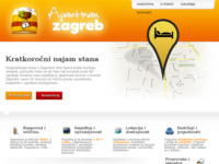 Frontpage screenshot for site: Apartman Zagreb, Kratkoročni najam stana u Zagrebu. (http://apartmanzagreb.com/)