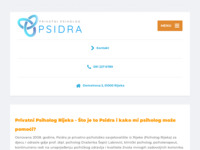Frontpage screenshot for site: Psidra - Privatni Psiholog Rijeka (https://psidra.com/)