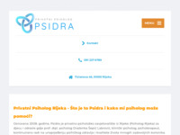 Frontpage screenshot for site: Psidra - Privatni Psiholog Rijeka (https://psidra.com/)