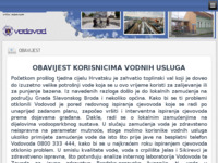 Frontpage screenshot for site: Vodovod d.o.o. Slavonski Brod, vodoopskrba i odvodnja (http://www.vodovod-sb.hr/)