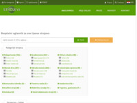 Frontpage screenshot for site: Besplatni oglasnik, traktori, plugovi, viličari, bageri, strojevi za drva metal, mehanizacija (http://www.strojevi.eu)