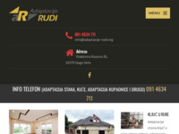 Frontpage screenshot for site: Adaptacije Rudi - adaptacije i preuređenja stambenih i drugih vrsta prostora (http://www.adaptacije-rudi.org)