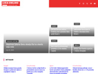 Frontpage screenshot for site: Lika Portal (http://www.lika-online.com)