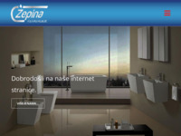 Frontpage screenshot for site: (http://www.zepina-vodoinstalacije.hr/)