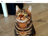Frontpage screenshot for site: vetdubrovnik  - veterinarska ambulanta Anima Vita u Dubrovniku (http://www.vetdubrovnik.com)