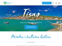 Frontpage screenshot for site: TZ Tisno (http://www.tz-tisno.hr)