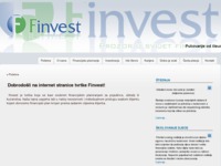 Frontpage screenshot for site: Finvest d.o.o. - Prozor u svijet financija (http://finvest.hr)