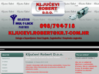 Frontpage screenshot for site: Ključevi Robert d.o.o., kljucevi-robert.com (http://www.kljucevi-robert.com)