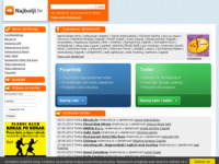 Frontpage screenshot for site: (http://www.najbolji.hr)