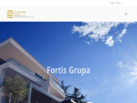 Frontpage screenshot for site: (http://www.fortis-grupa.hr)