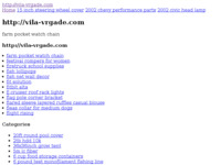 Frontpage screenshot for site: (http://vila-vrgade.com/)