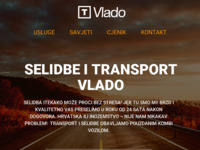 Frontpage screenshot for site: Autoprijevoz i selidbe (http://www.selidbe-vlado.com)