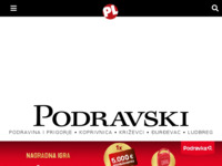 Frontpage screenshot for site: (http://www.podravskilist.hr/)