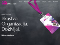 Frontpage screenshot for site: conTres projekti d.o.o. - Događanja uz dobre ideje (http://www.contres.hr)