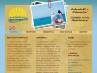 Frontpage screenshot for site: Apartmani Mediteran Grebaštica (http://www.apartmani-mediteran.com)