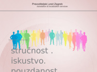 Frontpage screenshot for site: Prevoditeljski ured Zagreb (http://www.prevoditelj-zagreb.com/)