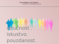 Frontpage screenshot for site: (http://www.prevoditelj-zagreb.com/)