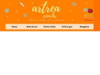 Frontpage screenshot for site: (http://www.artrea.com.hr)