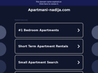 Frontpage screenshot for site: Apartmani Nadija - Privlaka (http://www.apartmani-nadija.com)