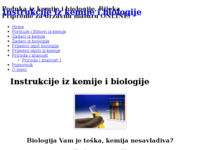 Frontpage screenshot for site: Instrukcije iz kemije i biologije (http://instrukcijeizkemije.webs.com/)