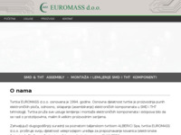 Frontpage screenshot for site: (http://www.euromass.hr)