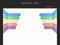 Frontpage screenshot for site: (http://karlovac.info)