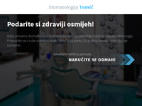 Frontpage screenshot for site: Stomatološka Ordinacija dr. Nada Tomić (http://www.stomatologija-tomic.hr)