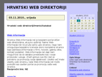 Slika naslovnice sjedišta: Hrvatski web direktoriji (http://web-direktoriji.blog.hr/)