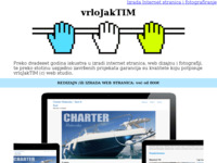 Frontpage screenshot for site: vrloJakTIM - Web Studio za izradu Internet stranica (http://www.vrlojaktim.com/)