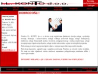 Frontpage screenshot for site: www.ilkonto.hr (http://www.ilkonto.hr)