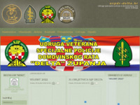 Frontpage screenshot for site: USPDR DELTA, Županja (http://www.uspdr-delta.hr)