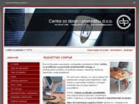 Frontpage screenshot for site: Centar za dizajn i promidžbu (http://www.marketing-centar.hr)