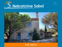 Frontpage screenshot for site: (http://www.sobol-nekretnine.hr)