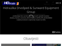 Frontpage screenshot for site: Drva za ogrjev - Drvošped (http://www.drvosped.hr)
