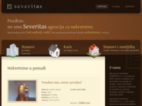 Frontpage screenshot for site: (http://www.severitas.hr)