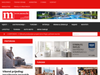 Frontpage screenshot for site: Menu - Časopis za gastronomiju i turizam (http://www.menu.hr/)