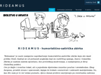 Frontpage screenshot for site: (http://rideamus.weebly.com)