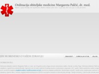 Frontpage screenshot for site: Ordinacija obiteljske medicine Margareta Palčić, dr. med. (http://ordinacija.palcic.hr)
