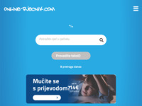 Frontpage screenshot for site: Rječnik (http://www.online-rjecnik.com)