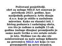 Frontpage screenshot for site: Artis dizajn d.o.o. (http://www.artisdizajn.hr)
