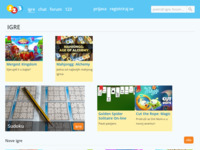 Frontpage screenshot for site: Besplatne Igre (http://www.igre123.net)