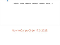 Frontpage screenshot for site: Autoškola Oktan (http://www.autoskola-oktan.hr/)