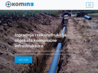 Frontpage screenshot for site: Koming d.o.o. Koprivnica - Komunalni inženjering (http://www.koming-kc.hr)