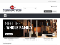 Frontpage screenshot for site: Media Store (http://www.mediastore.hr)